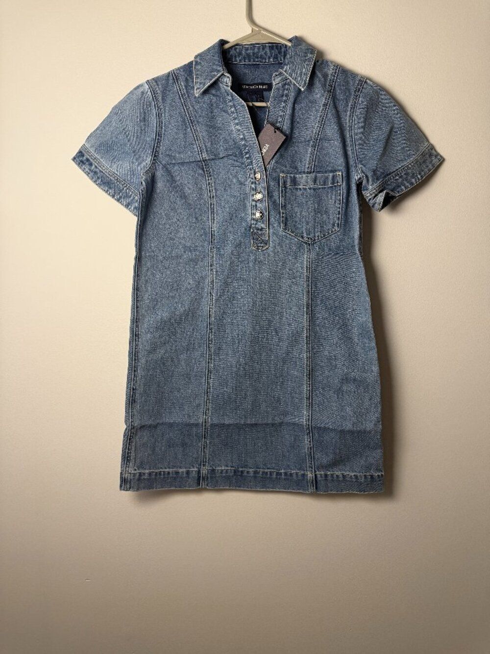 NWT Veronica Beard Otto Denim Minidress / 0
